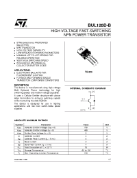 Datasheet BUL128 manufacturer STMicroelectronics